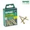 Spax Sheet Metal Screw, #8 x 2 in, Zinc Yellow Steel Flat Head Square Drive 4101020400502 - alternate 1